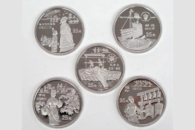 激レア「中国の発明」プラチナコインセット記念硬貨（1994年銘）の種類 
