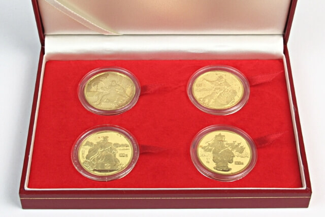 三国志記念硬貨（100元金貨中国記念幣）は高価買取が可能か？同記念