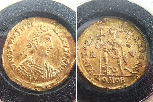 ウァレンティニアヌス3世ソリドゥス金貨の特徴や価値（買取）を解説