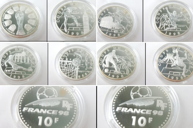 フランスWorld Cup公式記念コイン - 旧貨幣/金貨/銀貨/記念硬貨
