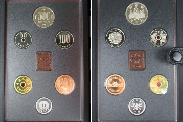 独特の上品 希少 1987年(昭和62年) 大蔵省造幣局 プルーフ硬貨セット 