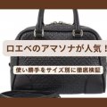 ロエベのアマソナが人気！使い勝手をサイズ別に徹底検証