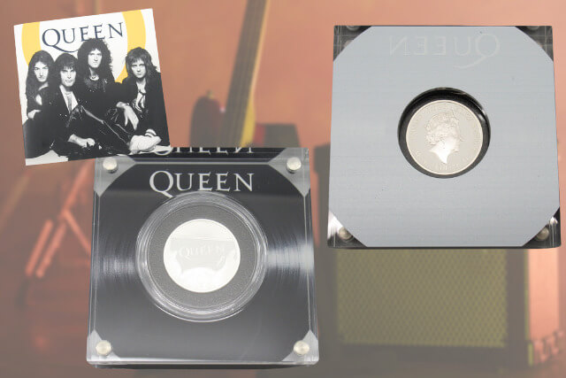 QUEEN 1ポンド銀貨｜伝説のロックバンドの軌跡を刻むコインの価値