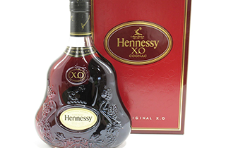 ブランデー Hennessy (ヘネシー) XO クリアボトル 黒キャップ 700ml 未開栓 箱付き