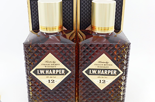 ウイスキー I.W.HARPER (I.W.ハーパー) 12年 750ml 未開栓 計2本 箱付き